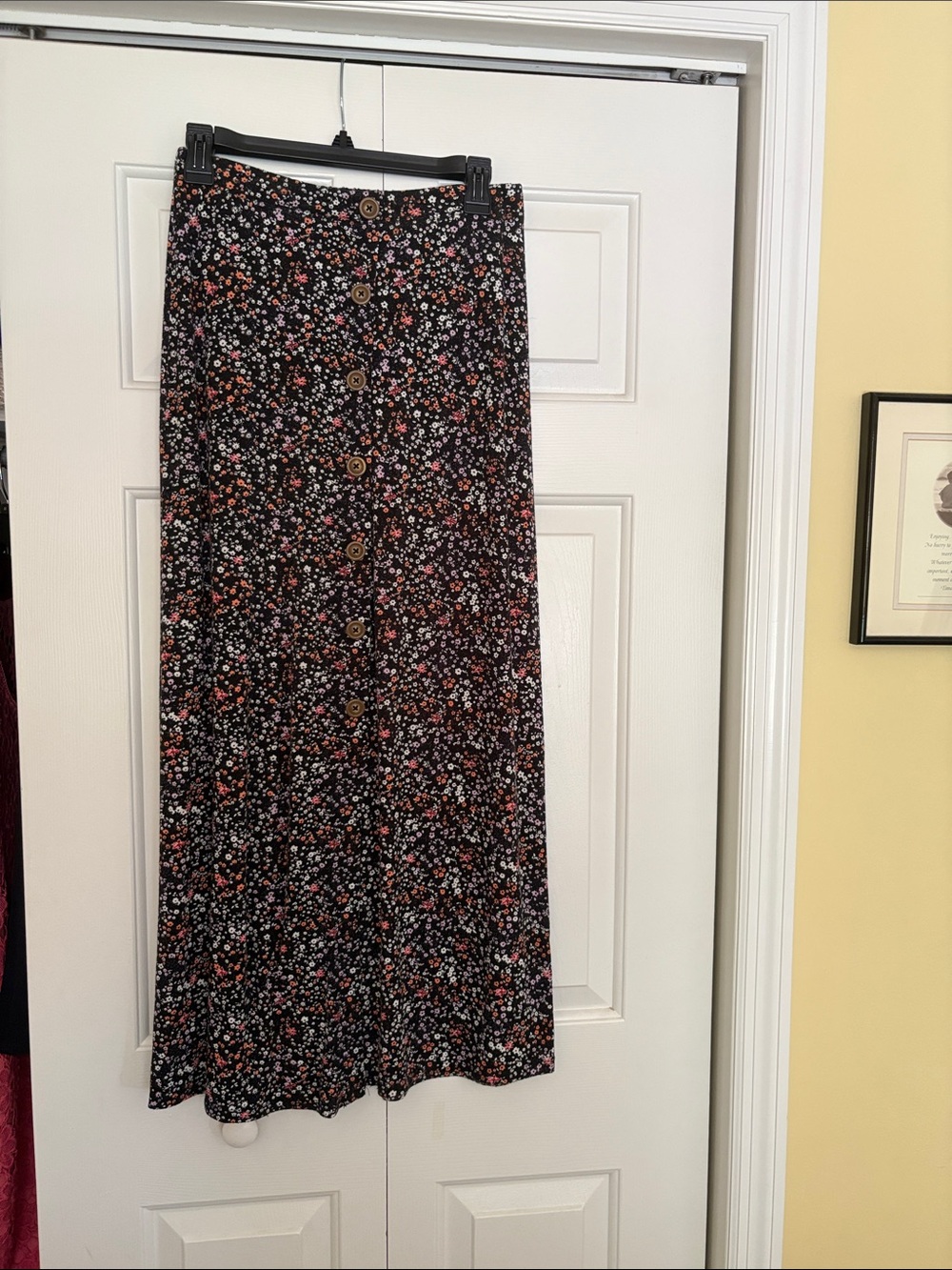 SO  Skirt with Pink & Red Ditsy Floral